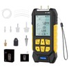 VKALTUL Digital Manometer PT520,Dual Port Air Gas Pressure Tester Differential