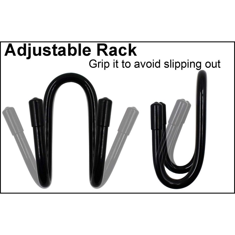 YYST Flexible Over The Seat Hard Hat Rack Holder Back