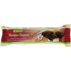Rapunzel Marzipan Happen Dark Bitter, Pack of 7 (7 x 50 g)