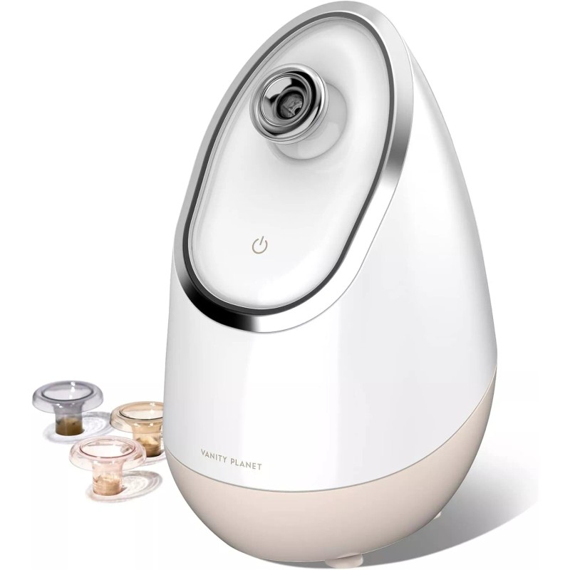 Vanity Planet Aira Ionic Facial Steamer Vanity Planet Silver Cleanses