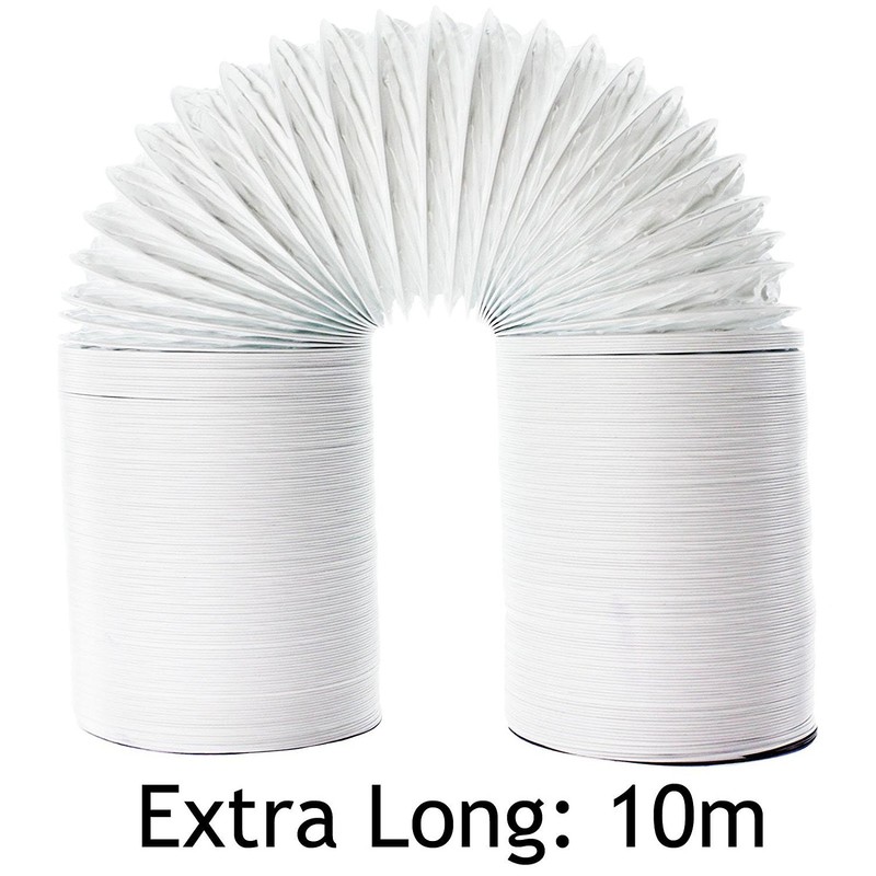 SPARES2GO Extra Long 10m Vent Hose Pipe for Indesit IDV65UK