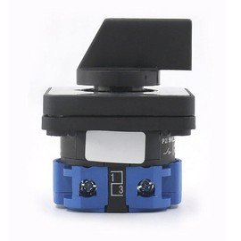 TOP-VIGOR Changeover Selector Switch LW26-20 C02/1 220V 20A 2 Position 4 Terminals Universal Rotary Cam Selector