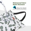 HOMESPON Large Waterproof Beach Bag with Zip and Pockets for