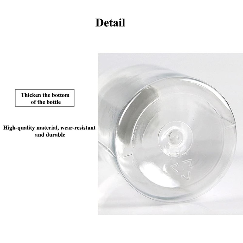 50PCS 30ml/1oz Empty Refillable Plastic Round Bottles Storing Tablet Container