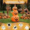 5 FT Halloween Inflatable 3-Tier Stacked Pumpkins Outdoor Yard Decorations