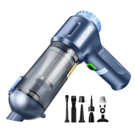AUXTUR Car Vacuum Cordless, 3 in 1 Handheld Vacuum with Brushless Motor in 14000PA Powerful Suction, Mini Vacuum Cleaner with One-Touch Empty&2 Washable Filters, Portable Air Duster for Home, Desktop