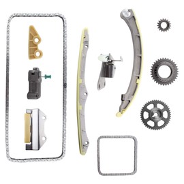 MYSMOT Timing Chain Kit Compatible for Honda Accord 2008-2015 / Crosstour 2012-2015 / for Acura ILX 2013 2014 2015 / TSX 2009 2010 2011 2012 2013 2014 2.4L L4 Gas | TK10790 76215 TS11833 14401-R40-A01