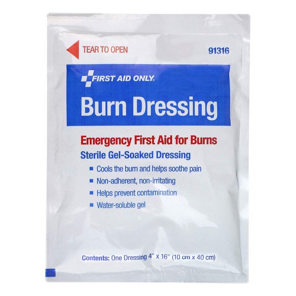 FIRST AID ONLY 91316 Burn Dressing,White