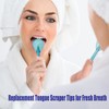 Tongue Scraper Attachment Replacement for Waterpik Water Flosser, Replacement Tips