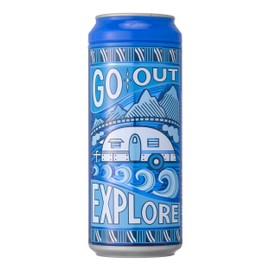Cool Gear Tumbler, Cool Gear Can Foil, 15.9 fl oz (450 ml), Blue