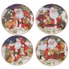 Certified International Magic Of Christmas Santa 16pc Dinnerware Set, Service