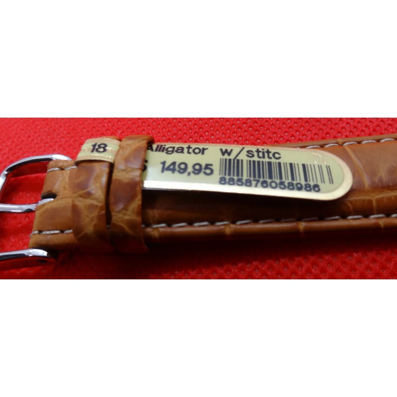 Di-Modell New Mens Di-Modell Tan Padded Genuine Alligator 18mm Watch