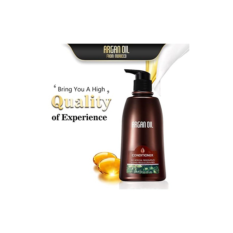 NUSPA NUSPA Juegos de Champú y Acondicionador de Aceite de