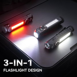 Rechargeable Flashlights High Lumens, Sofirn IF24 Emergency Flashlights for Home, Powerful Flashlights, 2000LM EDC Flashlight with COB RGB Light, Magnetic Flash Light, Led Handheld Flashlights