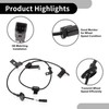 Partuto ABS Wheel Speed Sensor No.EC024371YK Rear Right Passenger Side