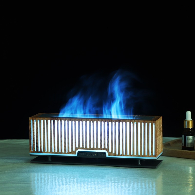 200ml Flame Diffuser Humidifier Desktop Air Aroma Essential Oil Diffusers