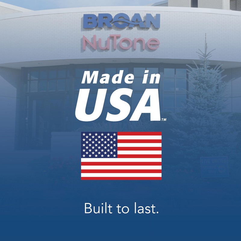 Broan-NuTone Bathroom Exhaust Fan, Easy Install, Powerful 110 CFM, Quiet