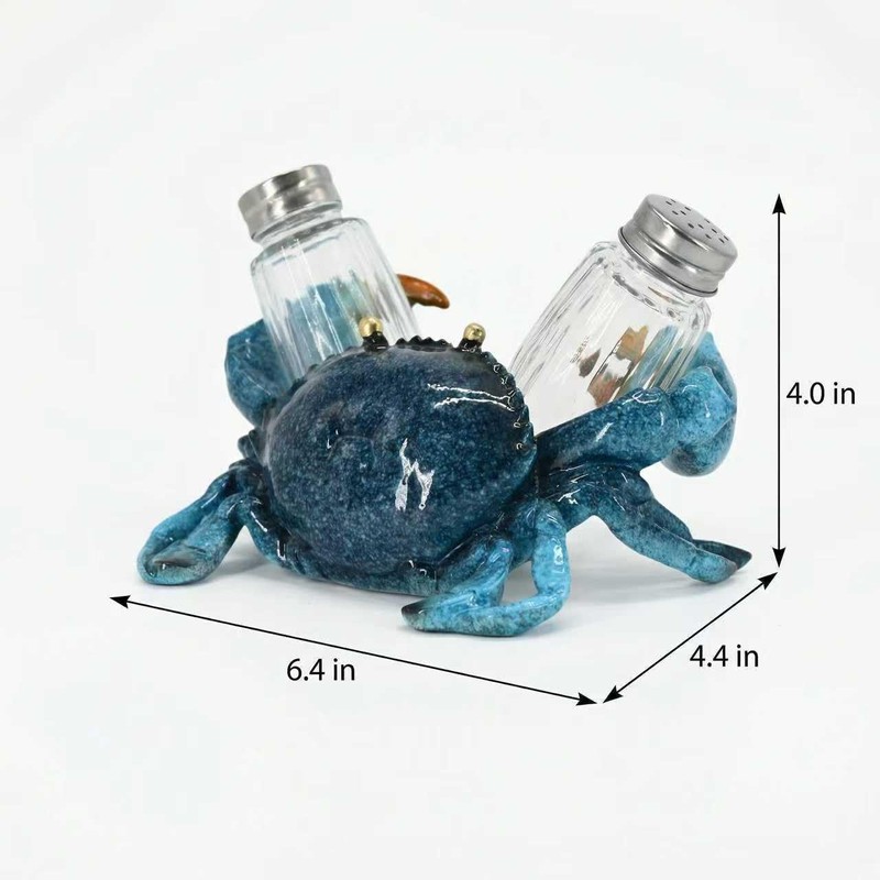 Crab Kitchen Accessories Decorative Salt And Pepper Shakers Set For