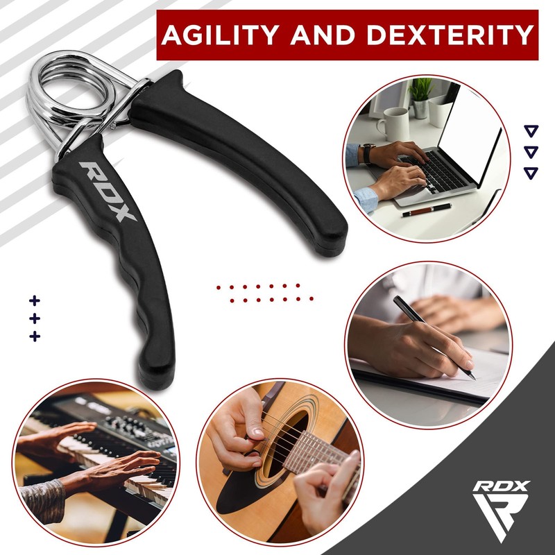 RDX Hand Gripper Finger Strengthener, Grip Strength Trainer, Exerciser for
