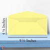 Canary Premium Pastel #10 Business Envelopes – Great for Holiday,
