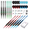 CyeeLife Darts with Plastic Tip, 12 Pieces Soft Darts Set