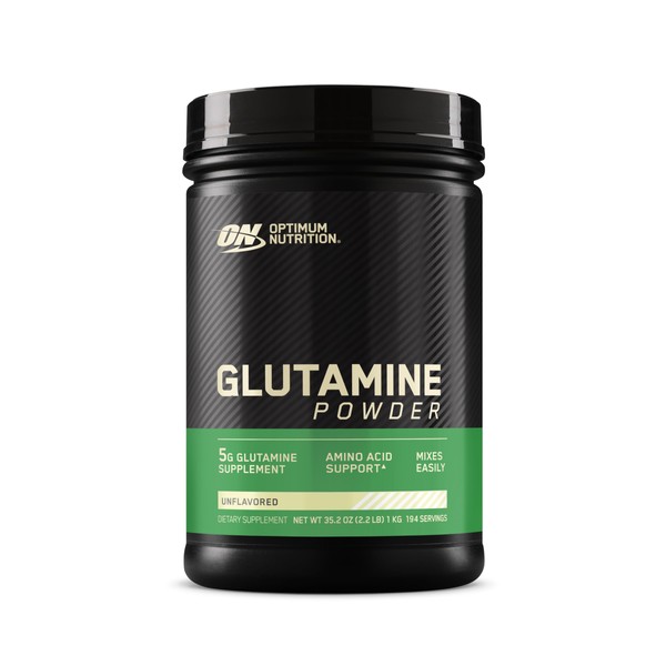Optimum Nutrition L-Glutamine Muscle Recovery Powder, 1000 Gram, 194 Servings (Pack of 1)