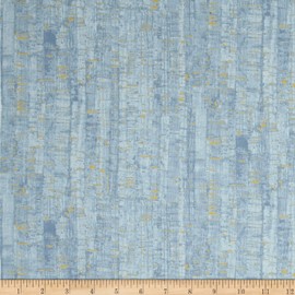 Windham Quilt Fabrics Uncorked Ice Cap Metallic Gold Quilt Fabric By The Yard, Ice Cap