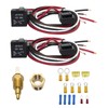 12V 40 Amp Dual Electric Fan Relay Kit Radiator Electric