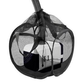 Rainmae Pond Pump Filter Bag, 12 Inch Stainless Steel Wire Pop Up Water Pump Barrier Box Cover, Anti-Clogging Sturdy Metal Frame Mesh Media Basket for Outdoor Water Ponds Filters