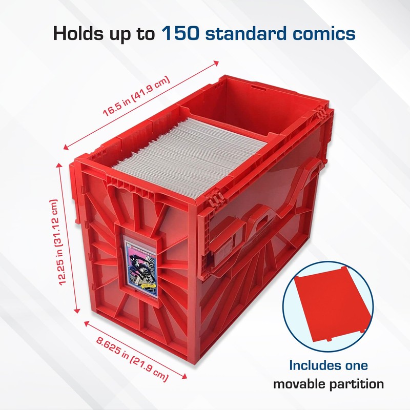 BCW BCW Short Comic Book Bin | Holds 150 Comics