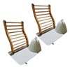 NUIBY Non-Toxic Cedar Sauna Backrest for Barrel or Infrared Sauna,