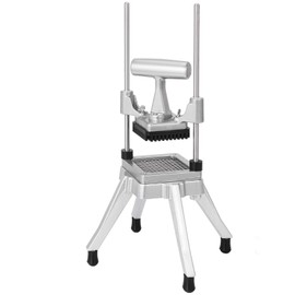 Vevor Commercial Vegetable Fruit Chopper 3/8″ Blade Heavy Duty Professional Food Dicer Kattex French Fry Cutter Onion Slicer Stainless Steel for Tomato Peppers Potato Mushroom, Sliver : Home & Kitchen