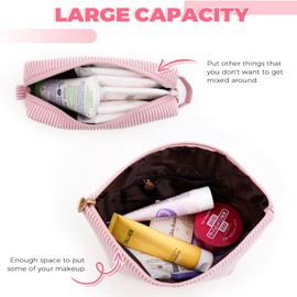 Btffitting Customized Mothers Day Gifts - Birthday Gift for Mom,Gifts From Daughter,Mother in Law Gifts,Mama Gift Idea,Makeup Bag Set Cosmetic Bag - Peach,C