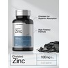 Horbäach Chelated Zinc Supplement 100mg | 250 Tablets | High