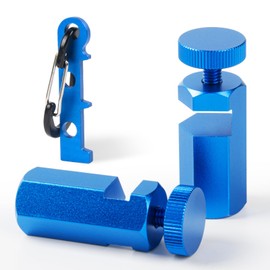 Tall Stair Gauges for Framing Square with Holder, Carabiner Stair guages Knobs Tool for Circular Saw Metal Stair Stringer Layout Tool for Carpentry Squares Stair and Rafter Gauge Clamps