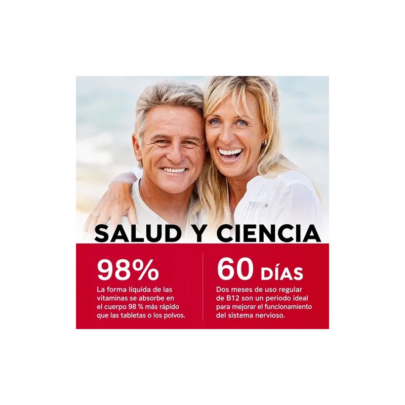 Vitamina B12 5000 Mcg Liquido Sublingual Hecho En Usa