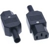 (2 Pack) Tekit IEC C13 Power Cord Plug Connector,DIY IEC