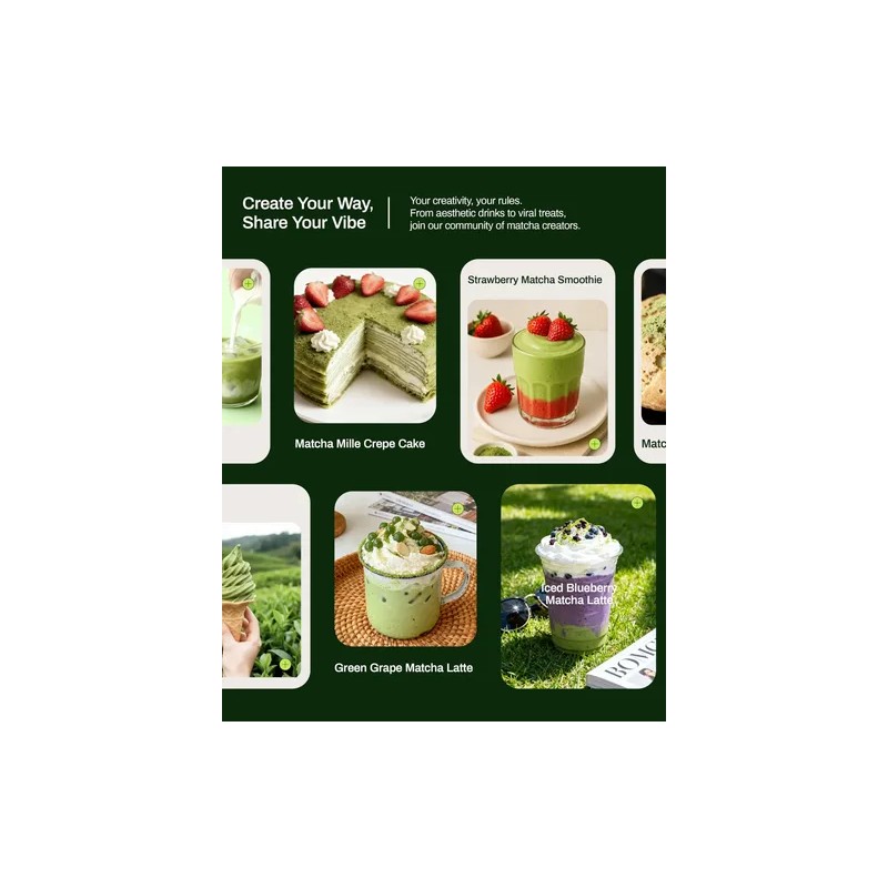 Viberon Té Verde Matcha Ceremonial Orgánico Viberon En Polvo
