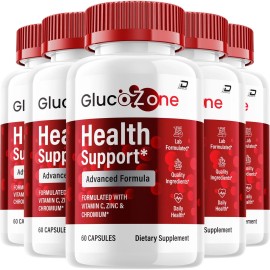 Glucozone (5 Pack) Glucozone Capsules – Gluco Zone All Natural Glycogen Support