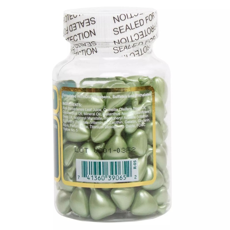 Aloe Vera & Vitamin E Skin Oil 90 Green Capsule