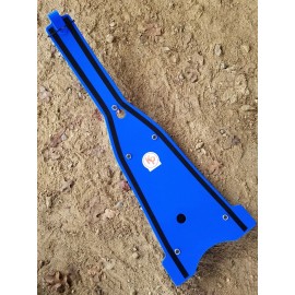 Kased Plates '03-'06 KAWASAKI KFX400 3MM BLUE Life Warranty Poly Skid Plate