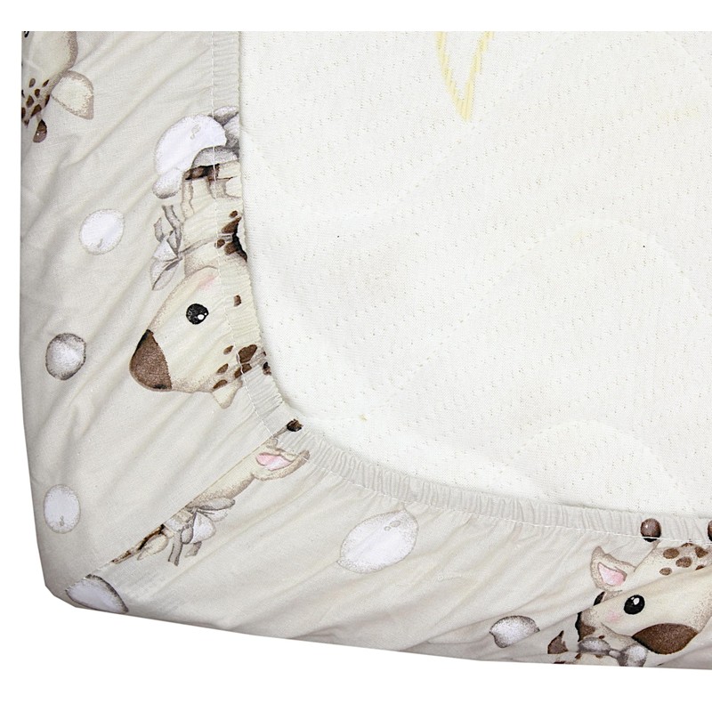 TupTam Baby Fitted Sheet for Baby Cot Bed Pack of