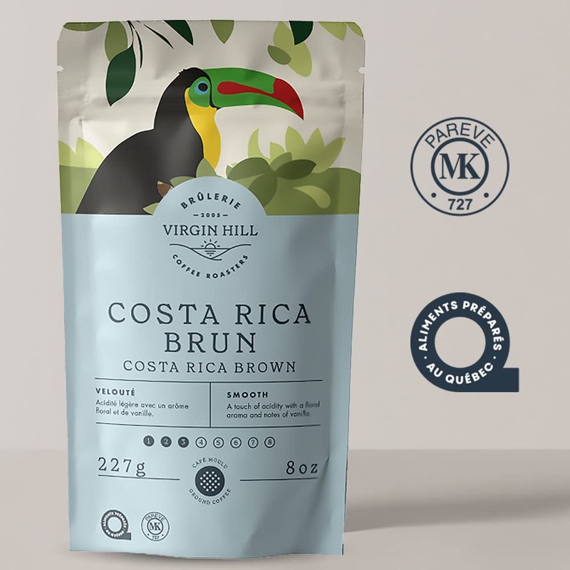 Virgin Hill Coffee - Costa Rica Brown - Smooth Intensity