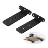 Unbranded 2PCS 6 Inch Floating Shelf Brackets Invisible Design Fixing