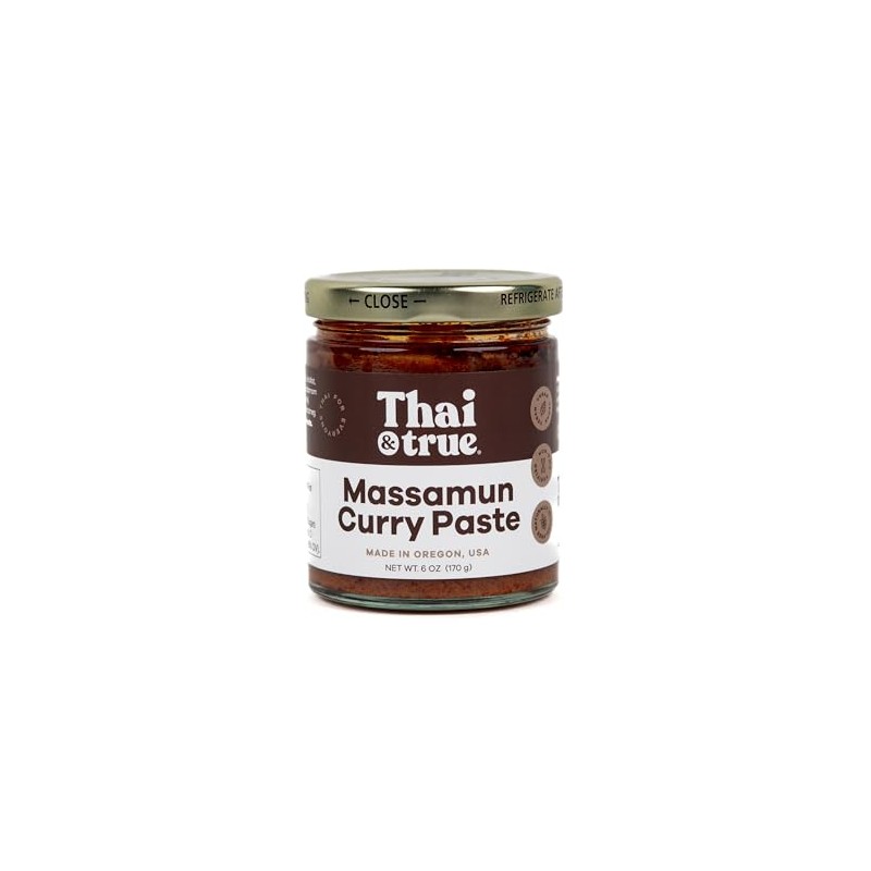 Thai And True Curry Paste - Massamun, 6 Ounce