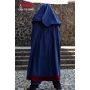 Burgschneider - Dungeons & Dragons Magician Cape Dark Blue/Bordeaux (Standard,