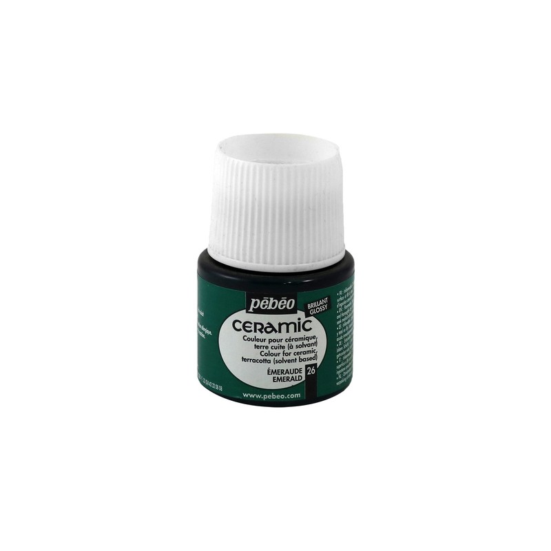 PEBEO 025-026 Ceramic, Enamel Effect Paint, 45 ml Bottle -