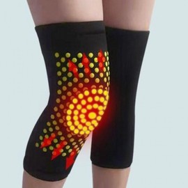 Thermal Hiking Knee Brace Left and Right Pair Black 2ea