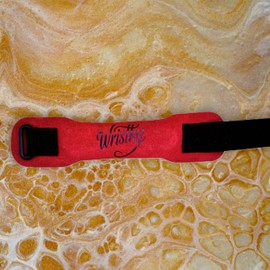 Wristky Ergonomic Wrist Support Strap – Relieve Pain from Typing, Gym, or Carpal Tunnel | Breathable, Anti-Slip, Adjustable Fit (RED Small)