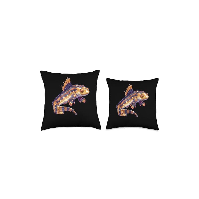 Kuhli Loach 8 Bit Throw Pillow